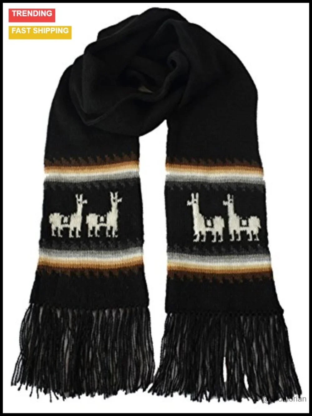 Alpaca Wool Lightweight Winter Fall Knit Scarf for Men and Women